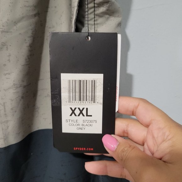 Spyder Men’s Hydro Series Hybrid Swim Shorts Size XXL Black/ Gray - Picture 3 of 4